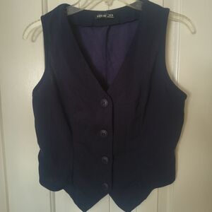 SHEIN Deep Blue Sleeveless Top